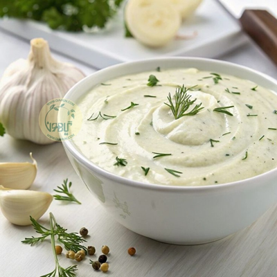 چاشنی سس سیر